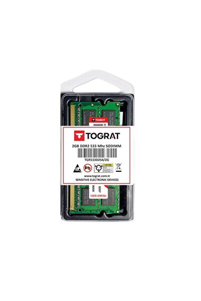Tograt 2gb Ddr2 533 Mhz Notebook Ram Bellek - Tgr533d2s4/2g