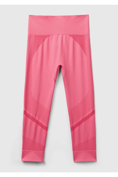 United Colors of Benetton Women's Pink Sports Tights - Multicolored, Seamless