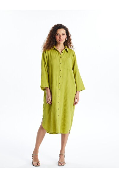 LC Waikiki Oversize απλό γυναικείο πουκάμισο φόρεμα