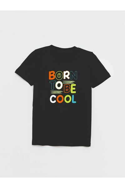 Cevval Хлопчик - BORN TO BE COOL Футболка з принтом