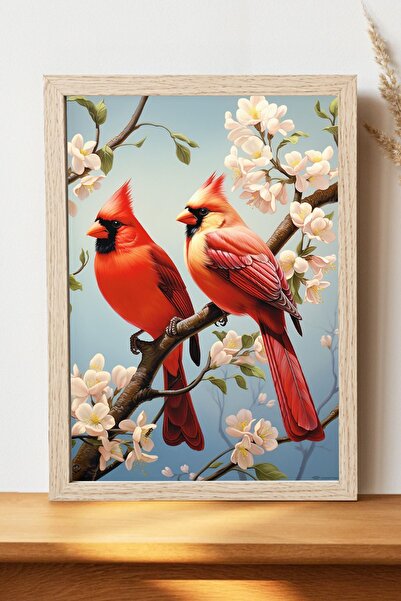 Luna Marissa Αφίσα πουλιών - Αφίσα τοίχου από γυαλιστερό χαρτί χωρίς πλαίσιο