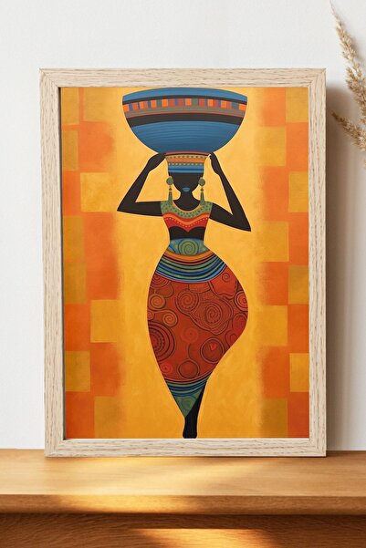 Luna Marissa Αφίσα Αφρικανής Γυναίκας - Αφίσα τοίχου από γυαλιστερό χαρτί χωρ...