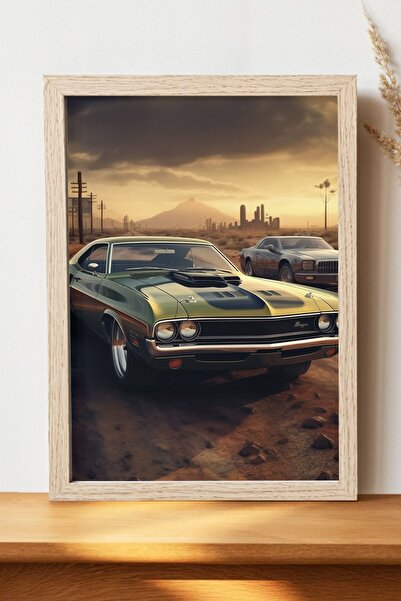 Luna Marissa Vintage αφίσα αυτοκινήτου - Χοντρό χαρτί χωρίς πλαίσιο, ψηφιακή ...