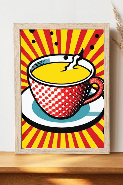 Luna Marissa Αφίσα καφέ - Αφίσα τοίχου από γυαλιστερό χαρτί χωρίς πλαίσιο