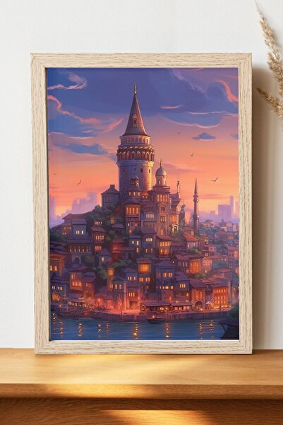 Luna Marissa Αφίσα Κωνσταντινούπολης - Αφίσα τοίχου από γυαλιστερό χαρτί χωρί...