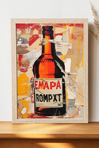 Luna Marissa Αφίσα σαμπάνιας - Αφίσα τοίχου από γυαλιστερό χαρτί χωρίς πλαίσιο