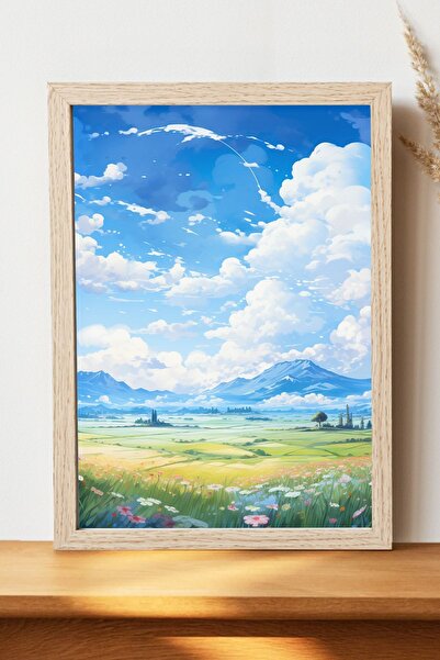 Luna Marissa Αφίσα τοπίων - Αφίσα τοίχου από γυαλιστερό χαρτί χωρίς πλαίσιο