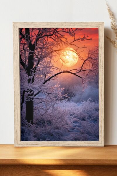 Luna Marissa Αφίσα ηλιοβασιλέματος - Αφίσα τοίχου από γυαλιστερό χαρτί χωρίς ...