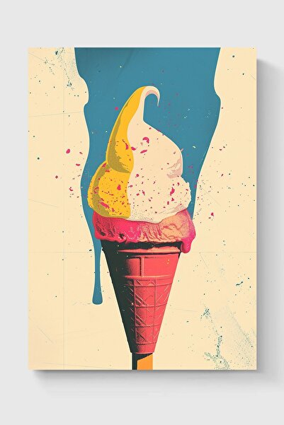 Luna Marissa Καλλιτεχνική αφίσα παγωτού χωρίς πλαίσιο τοίχου