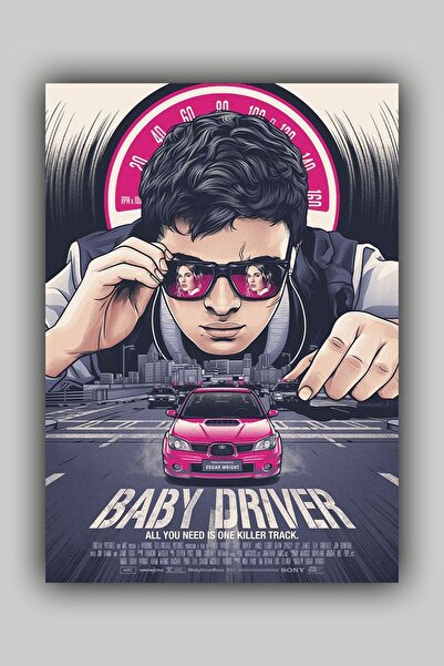 Luna Marissa Ταινία Baby Driver - Αφίσα τοίχου χωρίς πλαίσιο