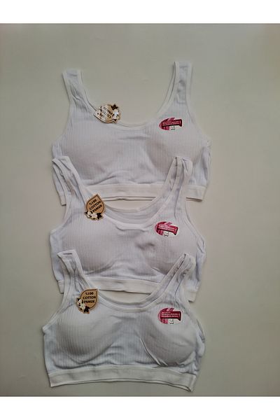 NARIYA Large Size Cotton 3-Piece Bra - Padded, Gathering and Half Tank Top
