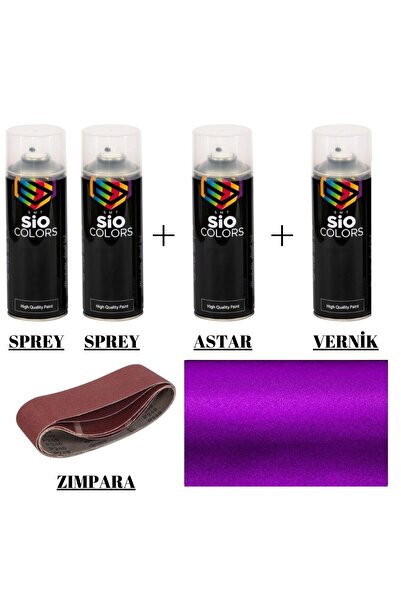 sıocolors METALİK RENK ÖZEL SET JANT-METAL-AHŞAP-ARABA SPREY BOYA 400 ML