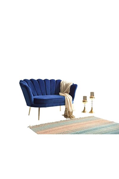 mobilyabazari Inci Mavi Çay Seti Ikili Koltuk,kanepe (SALON, BALKON, OFİS, BA...