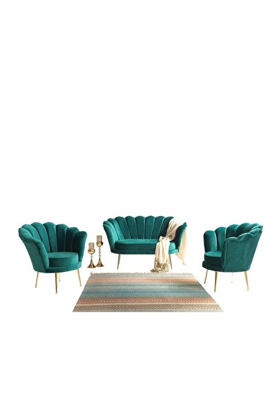 mobilyabazari Inci 2 1 1 Çay Seti, Oturma Grubu,gürgen Iskelet Bahçe Seti (BA...