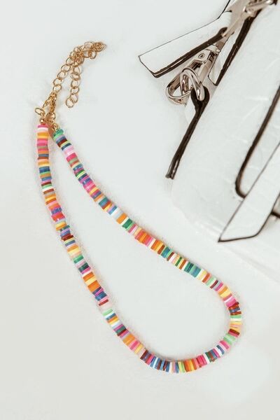 Simplicty Rengarenk Fümo Boncuk Kolye
