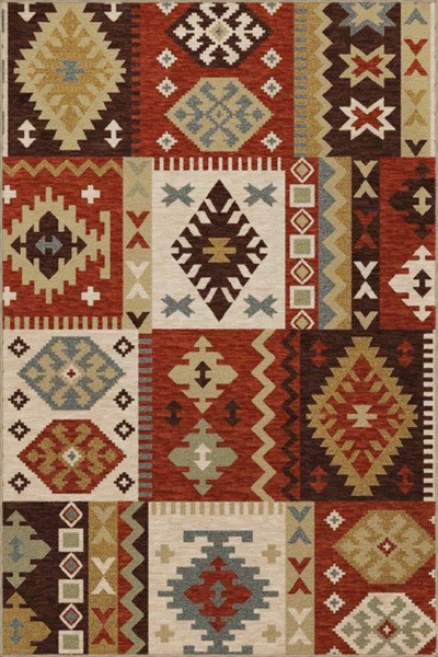 Rugs Modern Halı سجادة مزخرفة ومنسوجة بنمط هندسي قابلة للغسل miravip8856