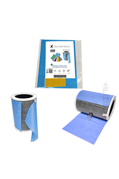 FAF FİLTRE Xiaomi Smart Air Purifier 4 Filtre Üstü Uyumlu Renkli Toz Tutucu Koruyucu 10 Adet