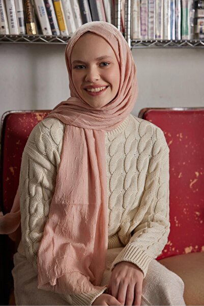 Şalland Σάλι Bamboo Kraş Şalland - Σχέδιο ροδάκινου