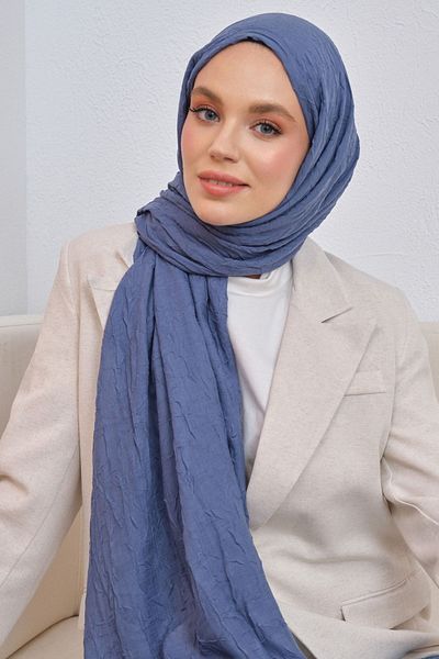 Şalland Bamboo Kraş Cotton Shawl