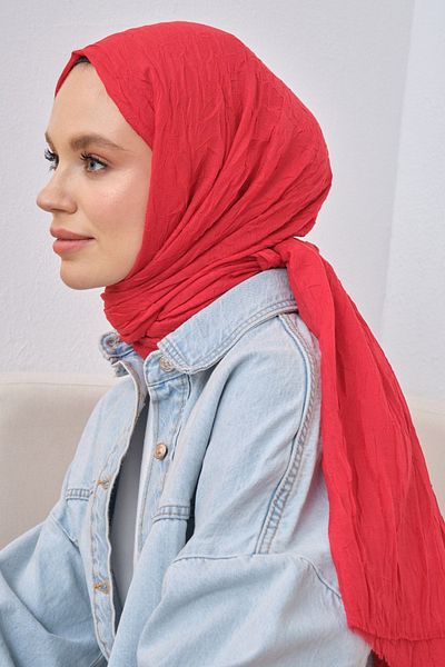 Şalland Bamboo Kraş Cotton Shawl
