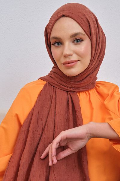 Şalland Bamboo Kraş Cotton Shawl