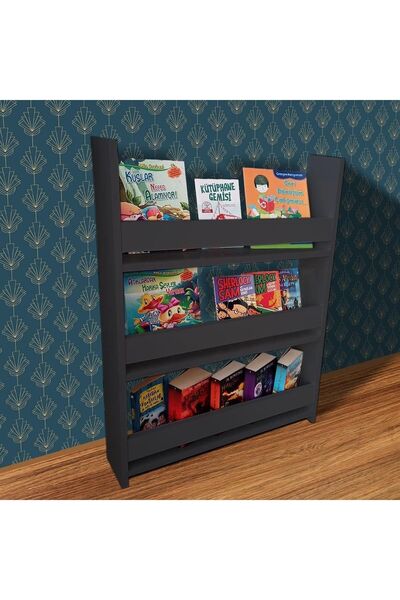 Tuliplife Montessori Kitaplık Eğitici Çocuk Kitaplığı Bebek Odası Kitaplığı T...