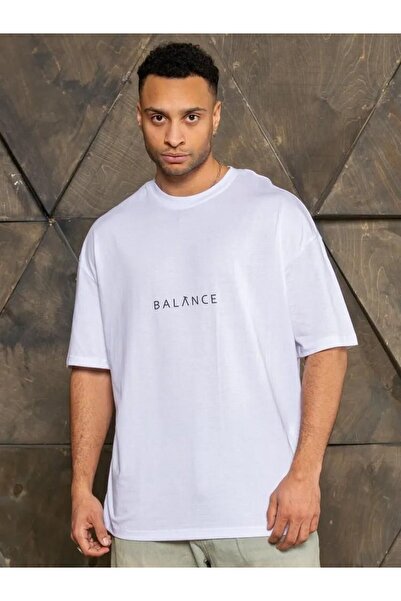 Vordevia Tricou oversize cu imprimeu Balance