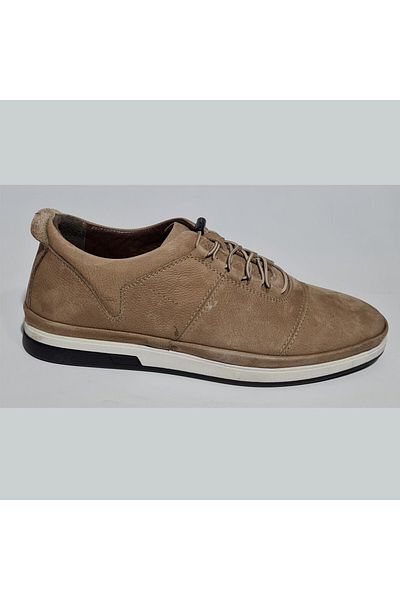 Öztürk Ανδρικά παπούτσια casual από γνήσιο δέρμα Nubuck - Άνετη μαλακή σόλα BRAND-200