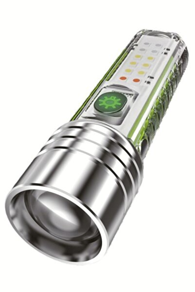 usin Zoom lu Flaşörlü Max 1000 Lumen Yan ve Ön Kullanımlı Kırmızı Mavi Beyaz ...