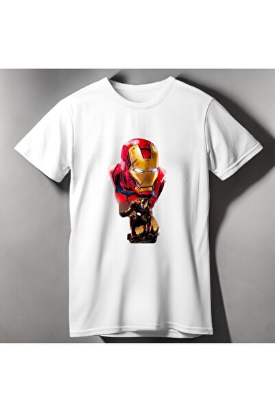 Vordevia Oversize kroj Iron Man Štampano T-shirt