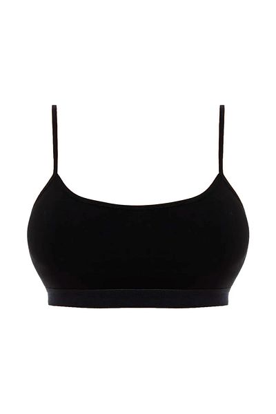 Katmirra Set bustieră căptușită cu lycra din bumbac colorat din 4 piese pentru fete tinere