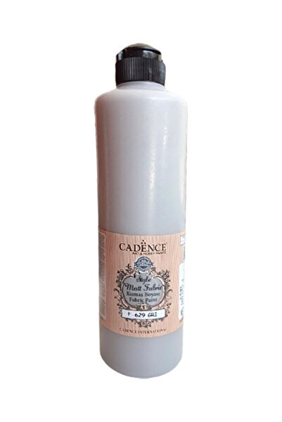 Cadence 629 Gri Style Mat Kumaş Boyası 500ml