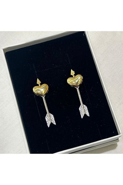 Vitastyle Steel Eros Earrings