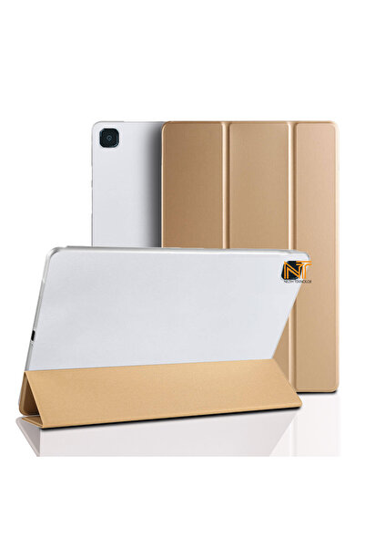 Nezih Case Samsung Galaxy Tab A7 T500 Kılıf Slim Fit Akıllı Kılıf Translucent...
