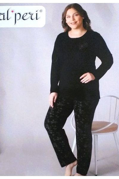 Alperi Long Sleeve Summer Plus Size Pajama Set