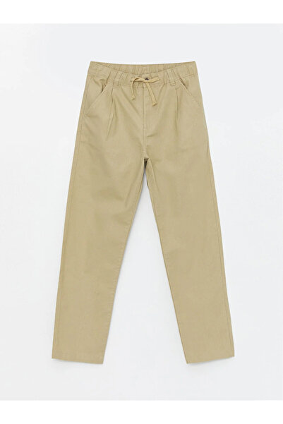LC Waikiki LCW Kids Elastic Waist Linen Blended Boy's Trousers