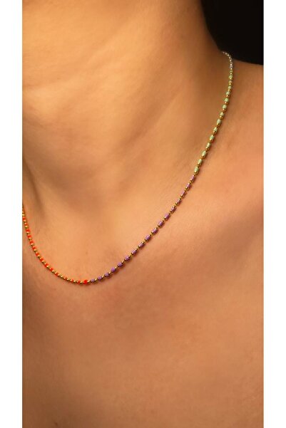 Luna Argento COLOURFUL MİX KOLYE