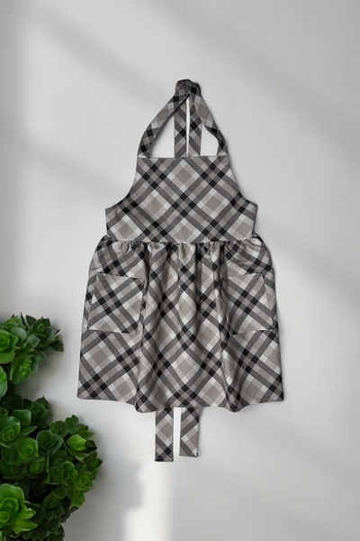 CALİONS LEKE VE SU İTİCİ ÖZELLİKLİ PİLE VE CEP DETAYLI VİNTAGE MUTFAK ÖNLÜĞÜ