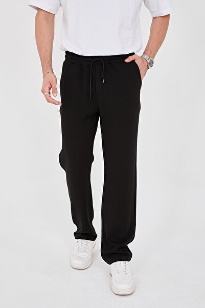 allymoda Ανδρικό φαρδύ παντελόνι Soft Lycra - Ally-024