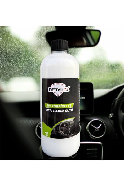 DetailX UV Torpido ve Deri Parlatıcı Koruyucu Premium Süt Krem ( Sünger Hediy...