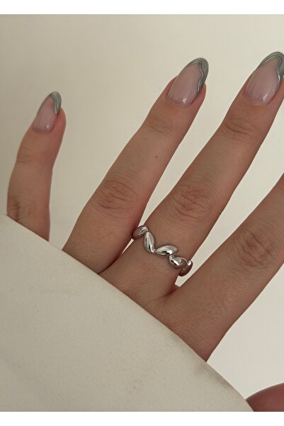 KİLİGİSTANBUL Zigzag Thin Design Ring