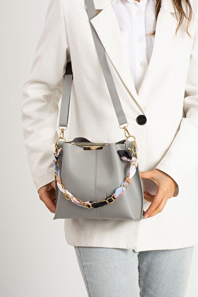 İAMBTŞY حقيبة يد وكتف نسائية ذات 3 عيون مع وشاح - حزام متقاطع