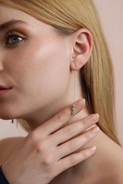 Madam&Matmazel Sevgililer Günü Hediyesi 925 Ayar Gümüş Elmas Model 3 Zirkon T...