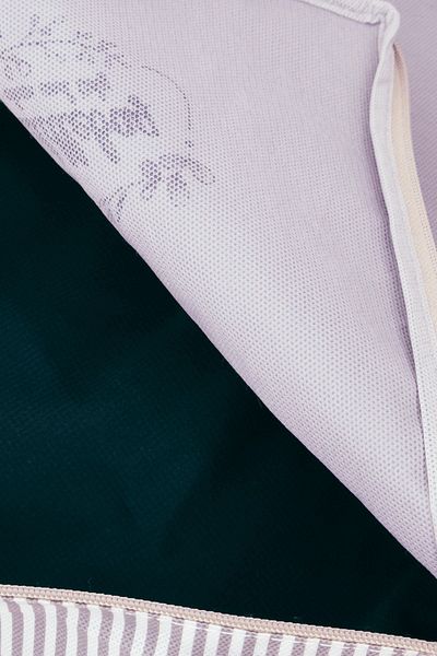 Textile sweet Μεγάλο μέγεθος γκρι ριγέ κουβέρτα πουλόβερ πικέ 62x46x22
