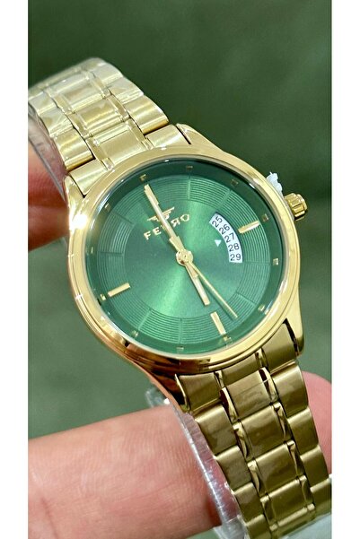 FERRO Retro Kadın Kol Saati Mini Kasa Takvimli