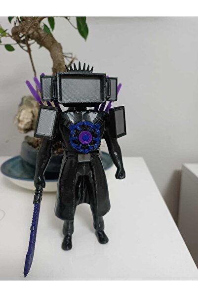 Giftbox3d Skibidi Toilet Titan Tvman V.2 (AYAKTA DURABİLEN) 17cm