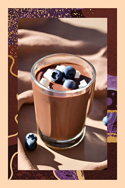 Mim and More Blueberry Hot Chocolate - Yaban Mersinli Sıcak Çikolata, Tin, 200 gr