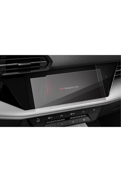 ael-tech Audi A3 - Digital Navigation Instrument, Nano and Piano Black Compatible Tpu Protector, Set of 7 2021 2023