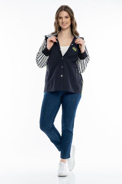 SEDNA ÇİZGİLİ KOMBİNLİ TRENÇ