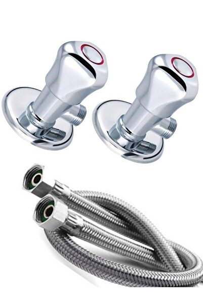 ARMİLLA ARMATÜR 2 قطعة خرطوم مرن 70 سم - وعاء مرحاض مفتوح وإغلاق مع صمام